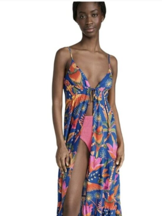 FARM Rio Other - ## ✨ Farm Rio Vibrant Tropical Print Cover-Up ✨